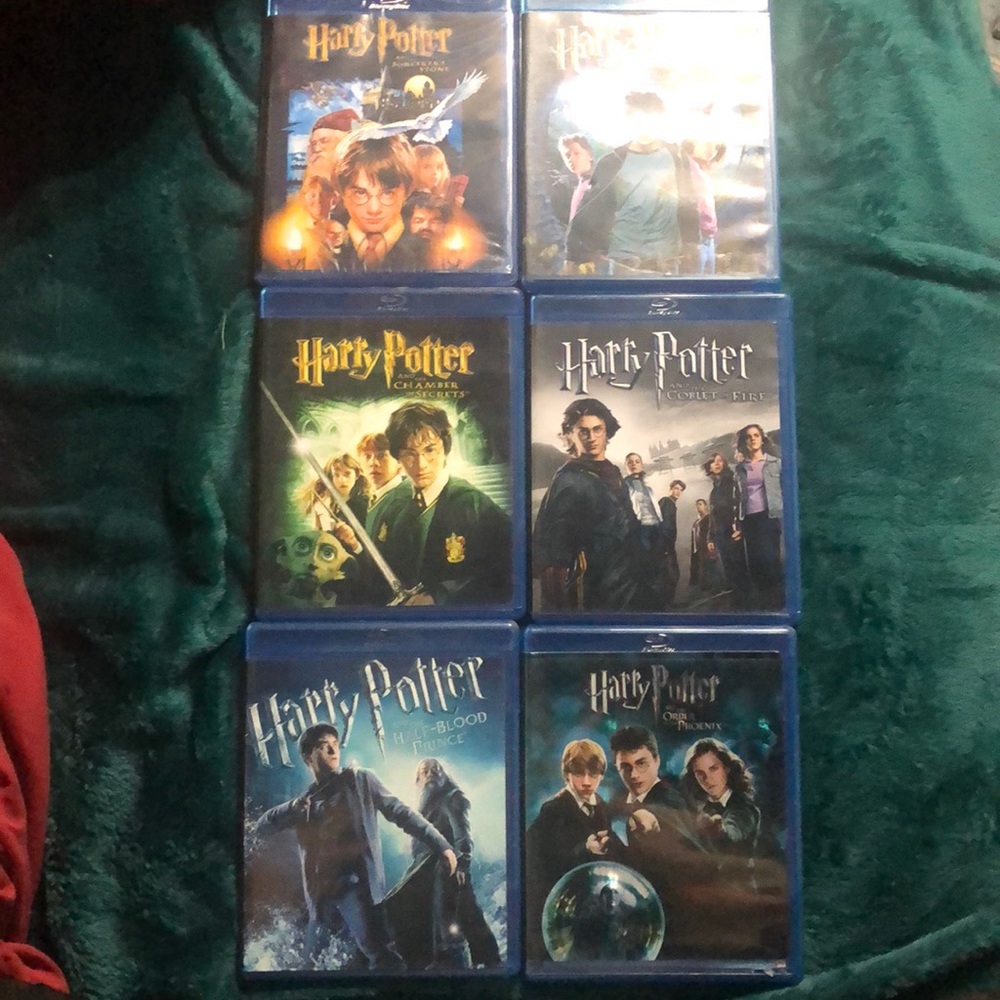 6 Harry Potter Bluerays